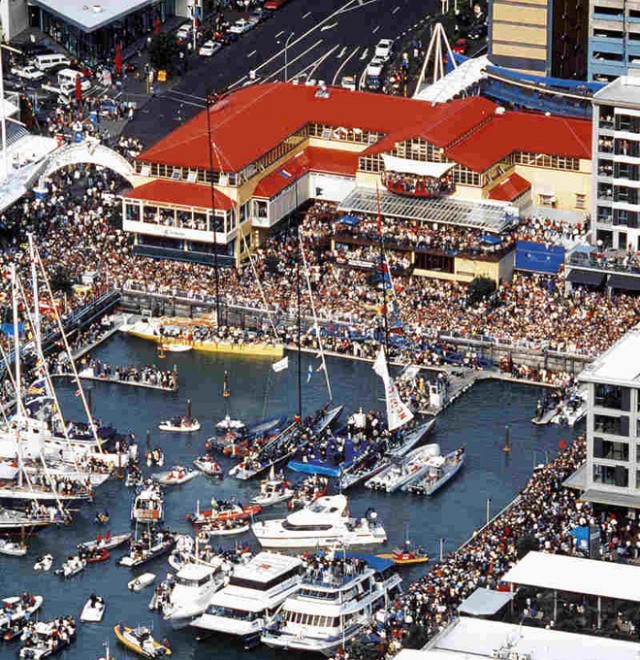 The America’s Cup in Auckland © SW